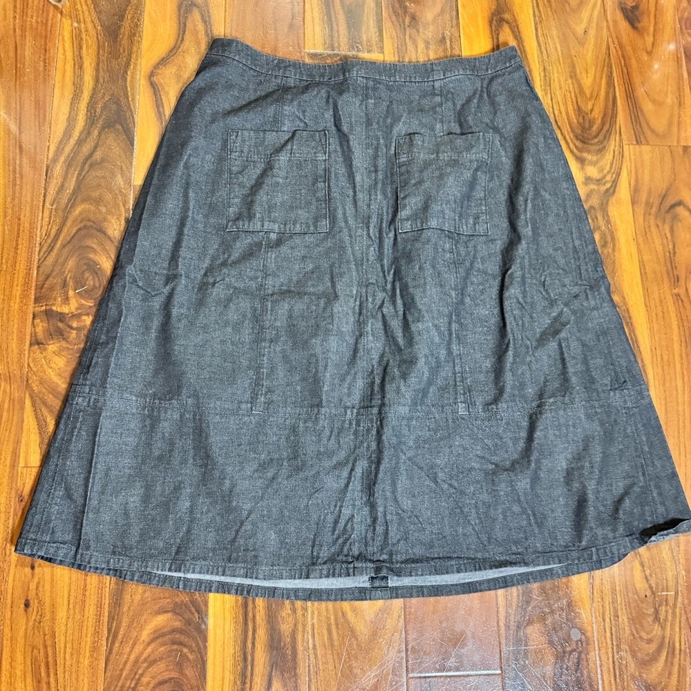 Stylish Black Denim Skirt